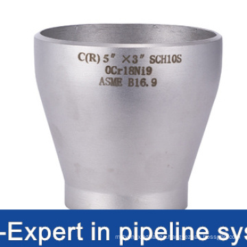 Reducer, Pipe Fittings, ASME B16.9, Stainless Steel